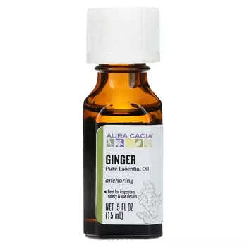 Эфирное масло Aura Cacia имбиря, 15мл