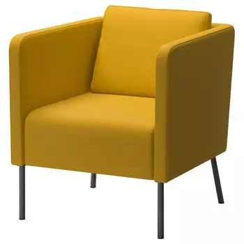 ЭКЕРО Кресло, Скифтебо желтый EKER IKEA