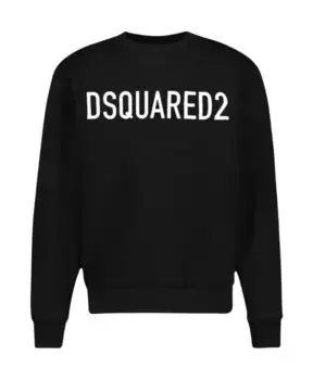 Эко Свитер Relax из фельпы Dsquared2, черный