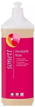 Экологическое жидкое мыло Rose Sonett 1л.
