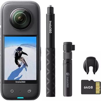 Экшн-камера insta360 X3 (Bullet Time Kit), черный