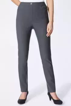 Эластичные брюки Classic Basics, антрацит