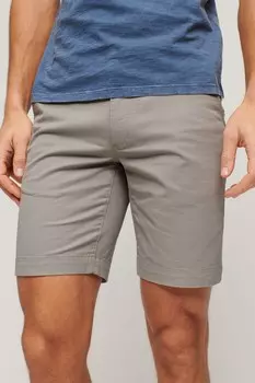 Эластичные шорты чиносы Superdry, серый