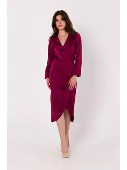 Элегантное платье modern fit Makover, бургундия