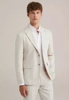Элегантный жилет WE Fashion, бежевый