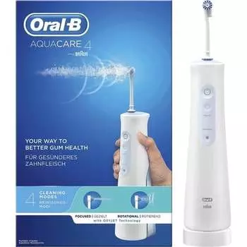 Электрическая зубная щетка Braun Aqua Care 4 для ухода за полостью рта, белая, Oral-B