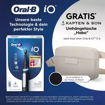 Электрическая зубная щетка iO Series 4 Matt Black 1 шт. Oral-B