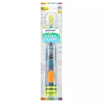 Электрическая зубная щетка Spinbrush Clear & Clean для детей