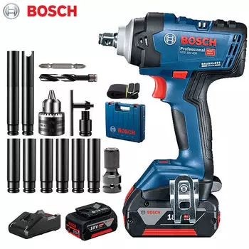 Гайковерт Bosch GDS18V + насадки