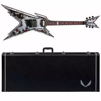 Электрогитара Dean Dime Razorback Rust Custom Rust Graphic Electric Guitar + Hardshell Case Dimebag Dime Bag DB