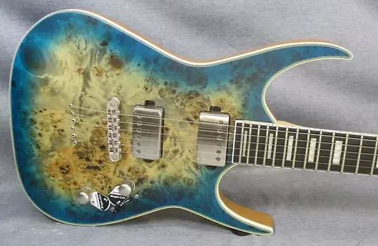 Электрогитара Dean Exile Select Burled Poplar Satin Turquoise Burst