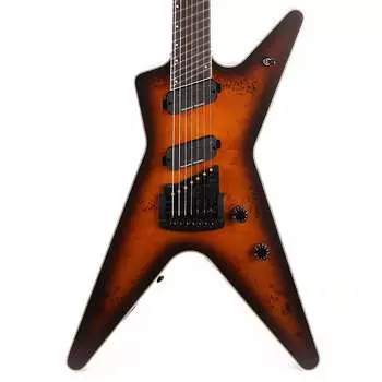 Электрогитара Dean ML Select 7 String Multiscale Kahler Burled Maple Satin Natural Black Burst