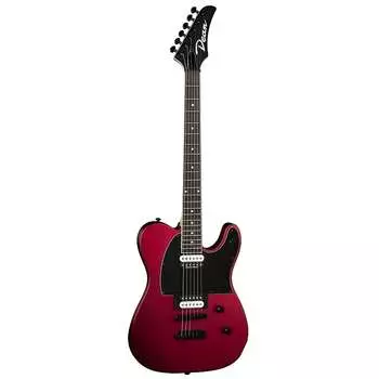Электрогитара Dean Nash Vegas Select Flat Top Electric Guitar, Metallic Red Satin, NV SEL MRS