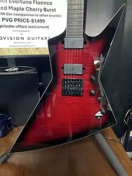 Электрогитара Dean Zero Select Evertune Fluence - Black Cherry Burst