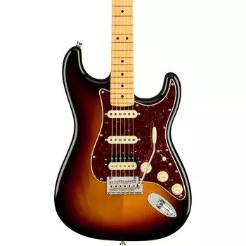 Электрогитара Fender American Professional II Stratocaster HSS с кленовой накладкой, 3 цвета, Sunburst