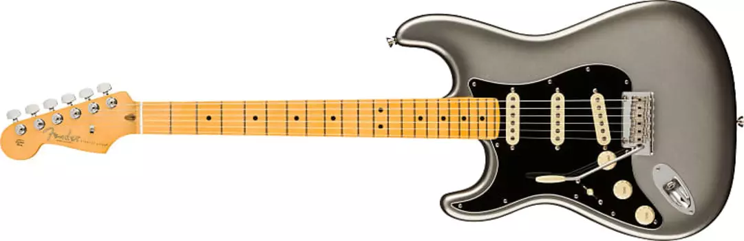 Электрогитара Fender American Professional II Stratocaster Left-Hand, Maple Fingerboard, Mercury 0113932755