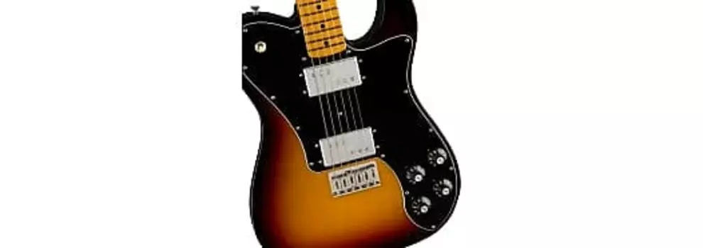 Электрогитара Fender American Vintage II 1975 Telecaster Deluxe, кленовый гриф, 3 цвета Sunburst с футляром