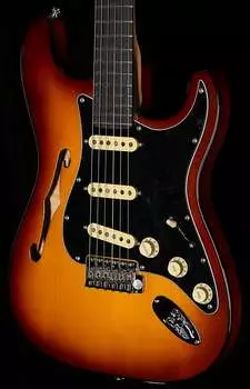 Электрогитара Fender Limited Edition Suona Stratocaster Thinline Ebony Fingerboard Violin Burst