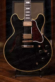 Электрогитара Gibson Custom Shop 1959 ES-355 Reissue Stop Bar VOS - Ebony