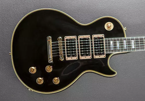 Электрогитара Gibson Custom Shop Peter Frampton "Phenix" Inspired Les Paul Custom - Ebony