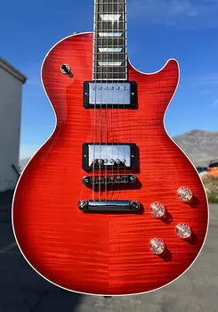 Электрогитара Gibson Les Paul Modern Figured 2023 Cherry Burst New Unplayed Auth Dlr 8lb7oz #183