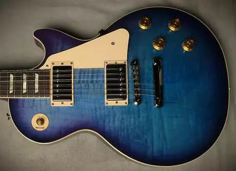 Электрогитара Gibson Les Paul Standard '50s Figured Top 2023 Blueberry Burst
