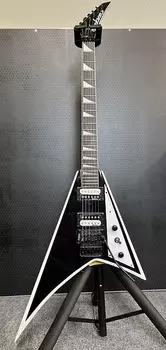 Электрогитара Jackson JS Series JS32 Rhoads with Amaranth Fretboard 2019 - Present - Black with White Bevels