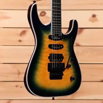 Электрогитара Jackson Pro Plus Series Soloist SLA3Q - Amber Blue Burst - CYJ2302430