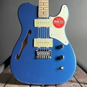 Электрогитара Squier Paranormal Cabronita Telecaster, Thinline, Maple Fingerboard- Lake Placid Blue