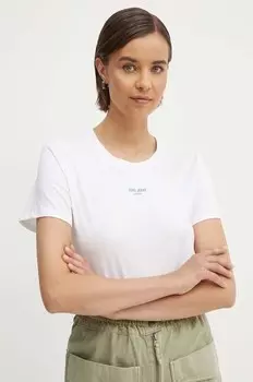 ЭМИЛИ хлопковая футболка Pepe Jeans, белый