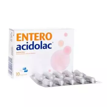 Энтеро Acidolac, Добавка , 10 капсул