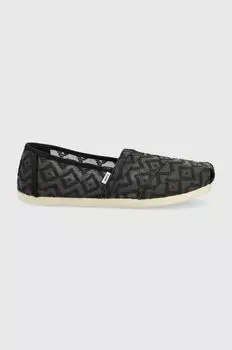 Эспадрильи Alpargata Toms, черный
