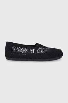 Эспадрильи Alpargata Toms, черный