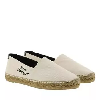 Эспадрильи embroidered espadrilles canvas natural Saint Laurent, бежевый