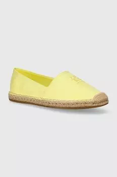 Эспадрильи Embroidered Flat Espadrille Tommy Hilfiger, желтый