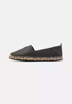 Эспадрильи Flat Tommy Hilfiger, черный