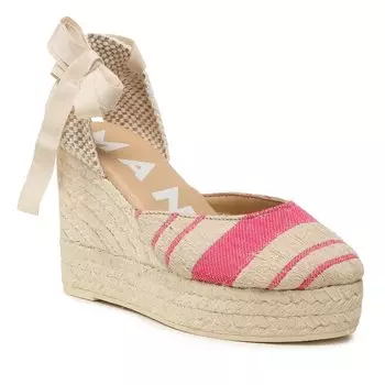 Эспадрильи Manebi WedgeEspadrilles G, бежевый