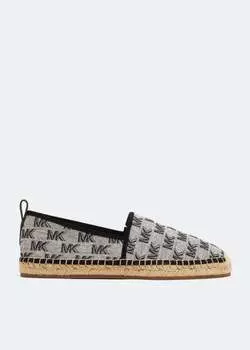 Эспадрильи MICHAEL KORS Owen logo jacquard espadrilles, черный