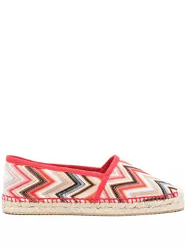 Эспадрильи Missoni Zigzag, красный