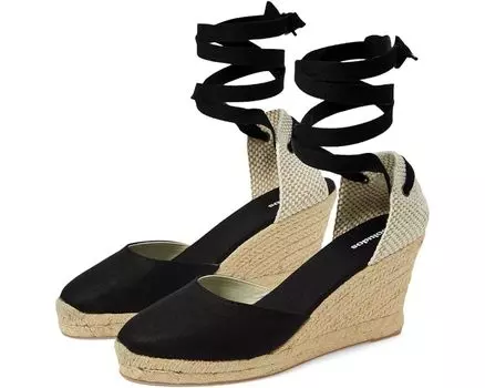 Эспадрильи Soludos Marseille Wedge, черный