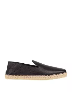 Эспадрильи Tod'S кожаные, черный