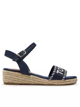 Эспадрильи Tommy Hilfiger Rope Wedge Sandal T3A7-33287-0890 M, темно-синий