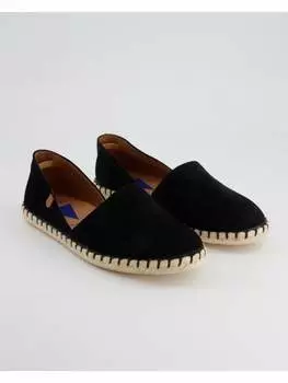 Эспадрильи Verbenas, черный