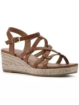 Эспадрильи женские Swayze Gladiator Square Open Toe White Mountain, цвет dark tan