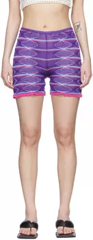 Эксклюзивные фиолетовые шорты SSENSE Gimaguas