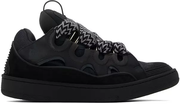 Эксклюзивные кроссовки SSENSE Curb Lanvin, черный