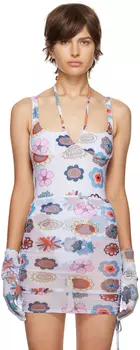 Эксклюзивные перчатки SSENSE Psychedelic Daisies FENSI