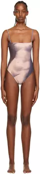 Эксклюзивный коричневый цельный купальник SSENSE Capsule ELLISS