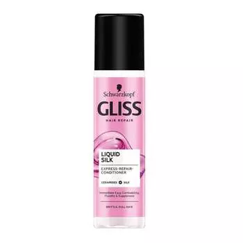 Экспресс-спрей-кондиционер для волос, 200 мл Schwarzkopf, Gliss Kur Liquid Silk