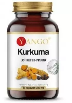 Экстракт куркумы Янго плюс пиперин, 60 капсул., Yango